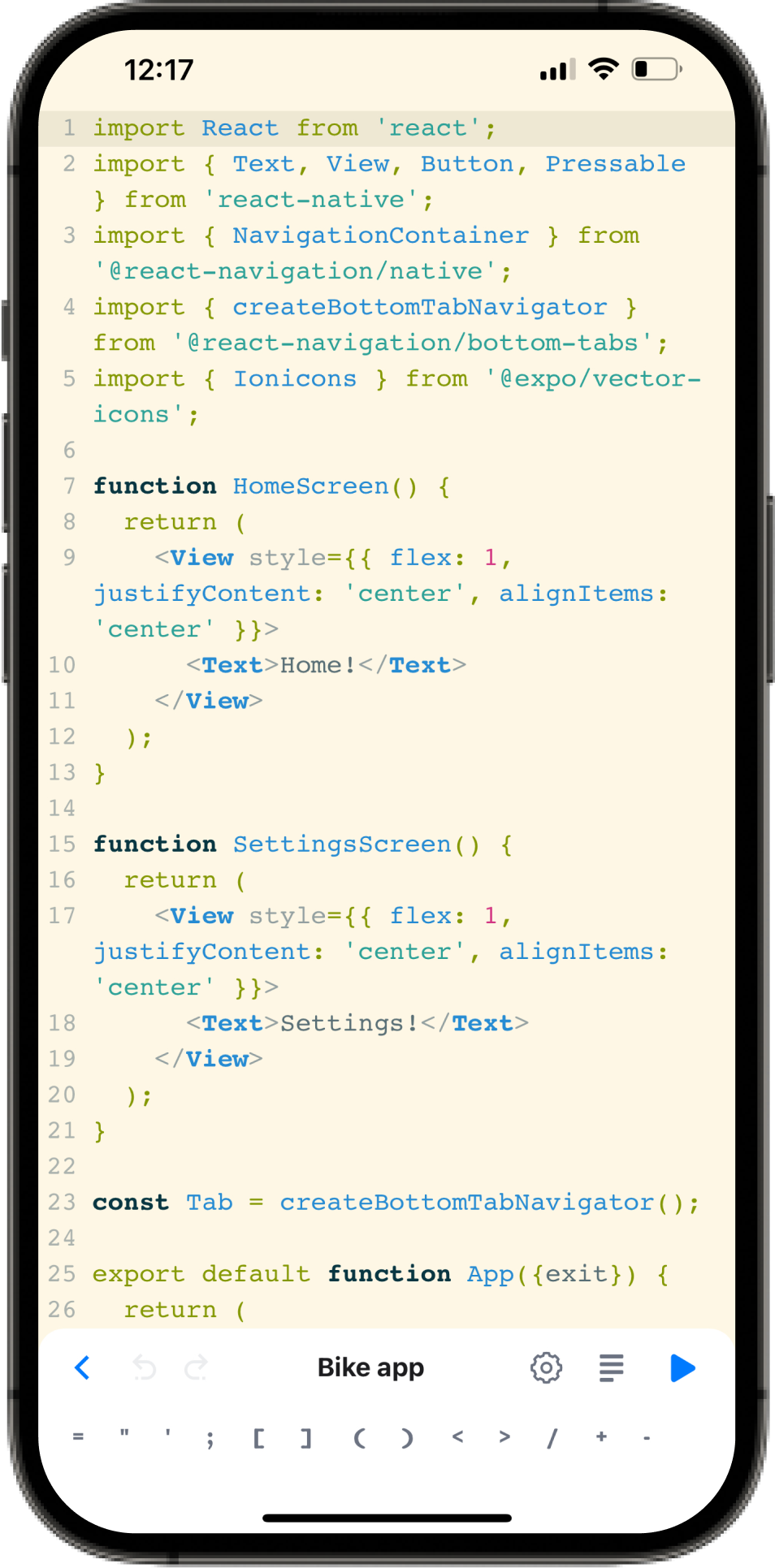 Reapptive Editor